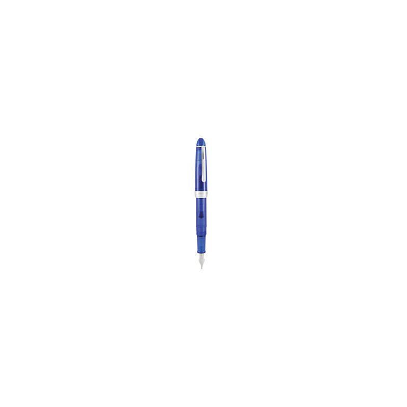 Penna stilografica Monza   medio fusto in resina blu Monteverde