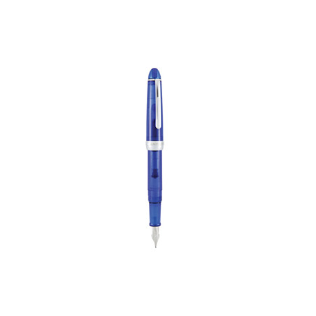 Penna stilografica Monza   medio fusto in resina blu Monteverde