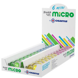 Box 24 correttori Bianco Tape Micro dispenser in colori assortiti Osama