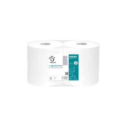 Carta igienica MAXI Jumbo Ø25cm - 500mt Dissolvetech Papernet