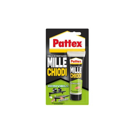 ADESIVO PATTEX MILLECHIODI REMOVIBILE 100GR