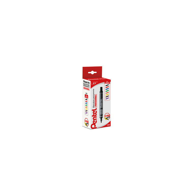 ASTUCCIO MARCATORE PENTEL PEN N50 8 COL.ASSORTITI P.TONDA