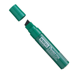 Marcatore N50 extra large verde punta a scalpello 8-15,4mm Pentel