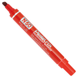 MARCATORE PENTEL PEN N60 ROSSO P.SCALPELLO