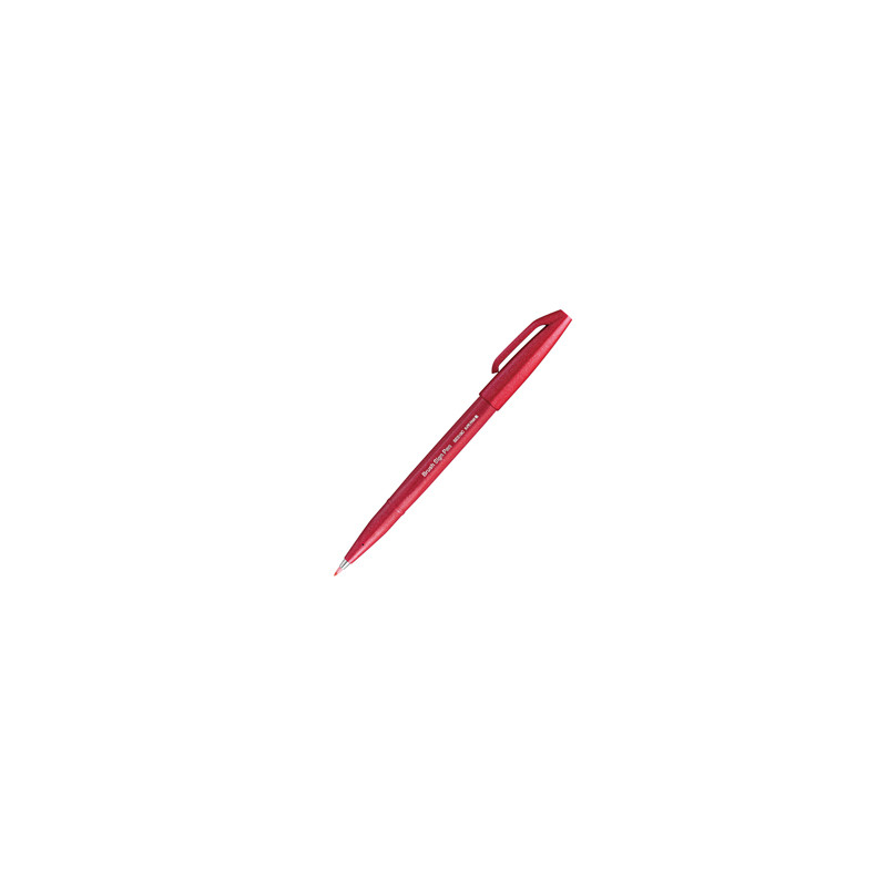 Sign Pen Brush rosso Pentel