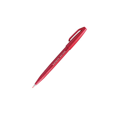 Sign Pen Brush rosso Pentel