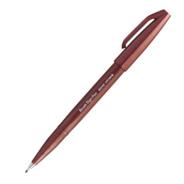 Sign Pen Brush marrone Pentel