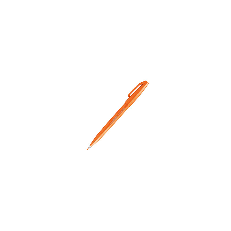 Sign Pen Brush arancio Pentel