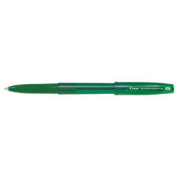 Penna a sfera SUPERGRIP G con cappuccio punta 0,7mm verde PILOT