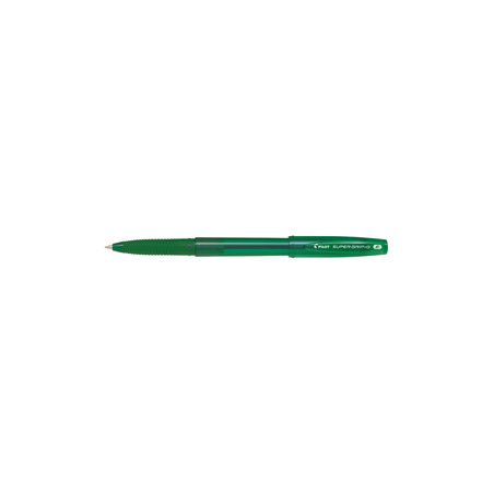 Penna a sfera SUPERGRIP G con cappuccio punta 0,7mm verde PILOT