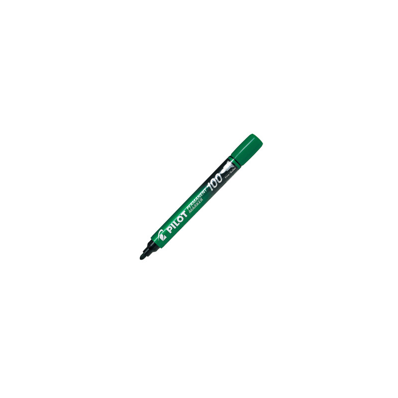 MARCATORE PERMANENTE 100 VERDE P.TONDA 4.5MM PILOT