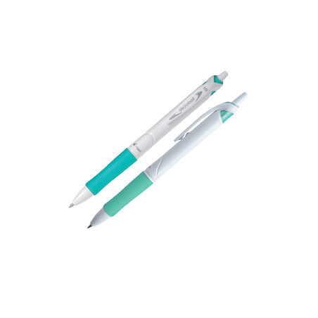 Penna a sfera scatto ACROBALL PURE WHITE Begreen 1,0mm verde PILOT