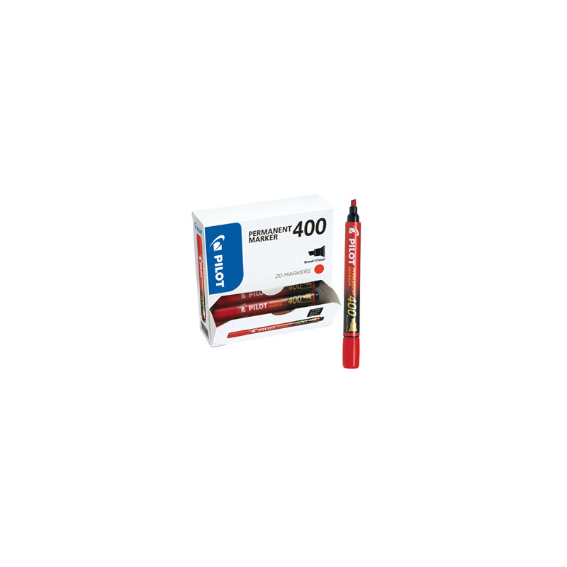 Bonus pack 15+5 marcatore permanente 400 rosso p.scalpello 4.5mm Pilot