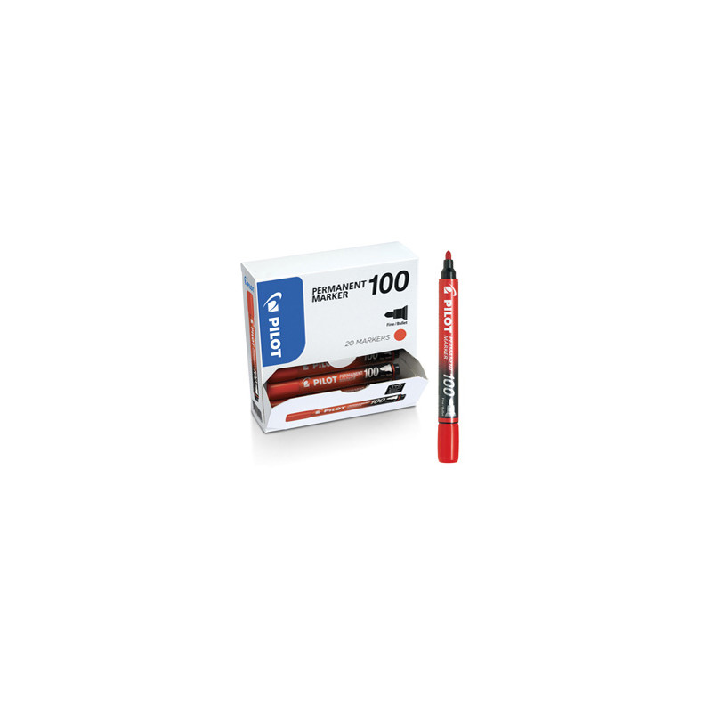 Bonus Pack 15+5 marcatore permanente 100 rosso p.tonda 4.5mm Pilot