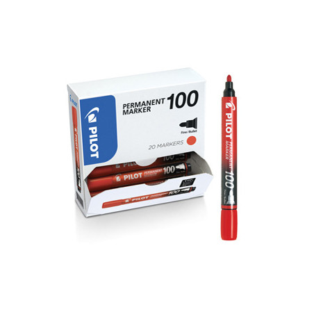 Bonus Pack 15+5 marcatore permanente 100 rosso p.tonda 4.5mm Pilot