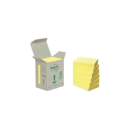 BLOC. 100foglietti Post-it® Notes Green 38x51mm 653-1B GIALLO