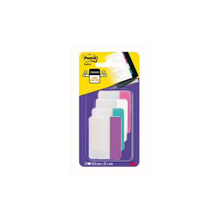 BLISTER 24 Post-it® INDEX STRONG 686-PWAV 50,8X38MM X ARCHIVIO