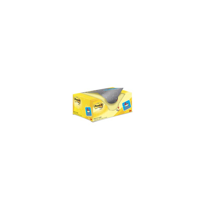 VALUE PACK 16+4 BLOC. 100fg Post-it® Giallo Canary™ 38x51mm 72GR 653CY-VP20