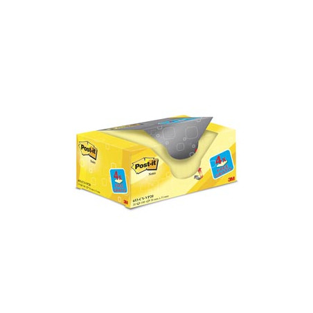 VALUE PACK 16+4 BLOC. 100fg Post-it® Giallo Canary™ 38x51mm 72GR 653CY-VP20