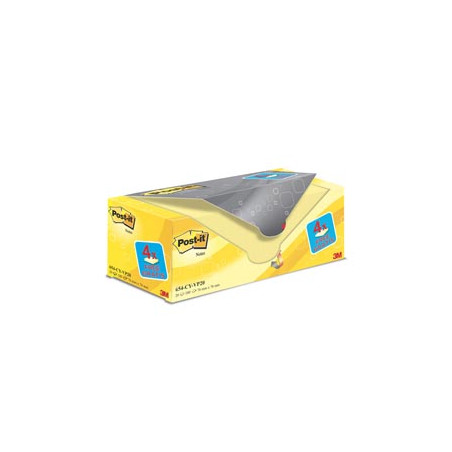 VALUE PACK 16+4 BLOC. 100fg Post-it® Giallo Canary™ 76x76mm 72GR 654CY-VP20