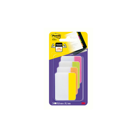 BLISTER 24 Post-it® INDEX STRONG 686-PLOY 50,8X38MM X ARCHIVIO