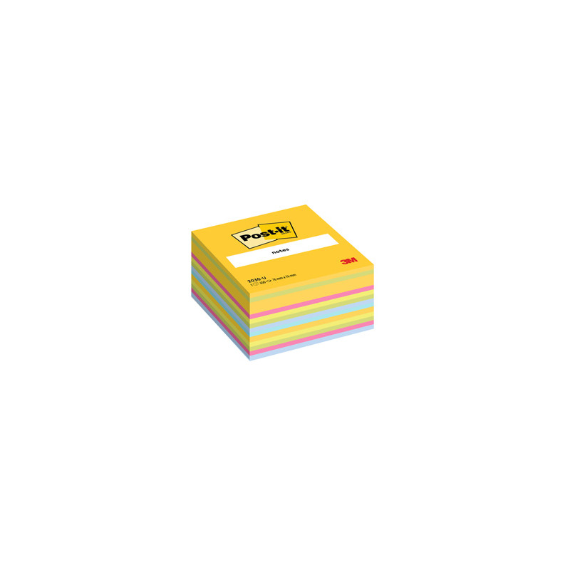 BLOC. CUBO 450foglietti Post-it® 76x76mm 2030-U ULTRACOLOR