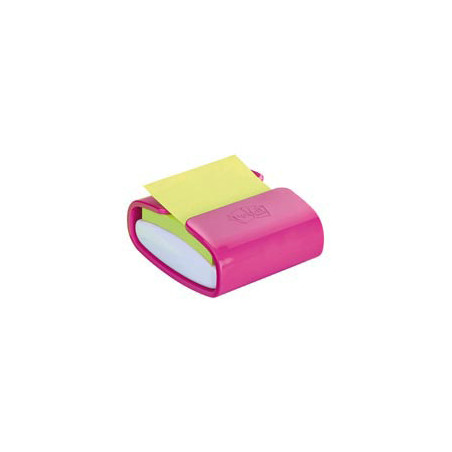 DISPENSER PRO fucsia +1 Post-it® Super Sticky Z-Notes fuxia 76x76mm