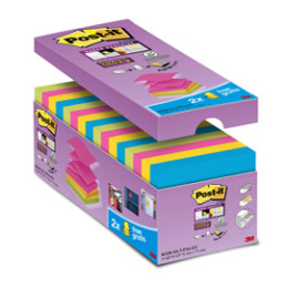 VALUE PACK 16 BLOC. 90fg Post-it® Super Sticky Z-notes 76X76MM R-330-SS-VP16