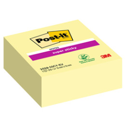 CUBO 270 foglietti Post-it® Super Sticky Giallo Canary™ 76x76mm 2028-SSCY-EU