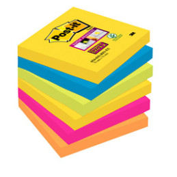 BLOC. 90foglietti Post-it® Super Sticky 76x76mm 654-6SS RIO-EU RIO DE JANEIRO