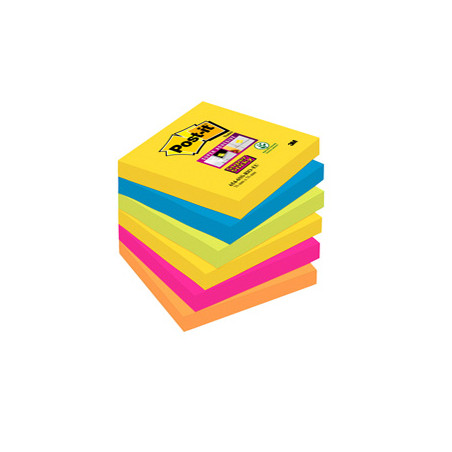 BLOC. 90foglietti Post-it® Super Sticky 76x76mm 654-6SS RIO-EU RIO DE JANEIRO