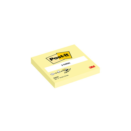 BLOC. 100fg Post-it® Z-Notes R330 Giallo Canary™ 76x76mm