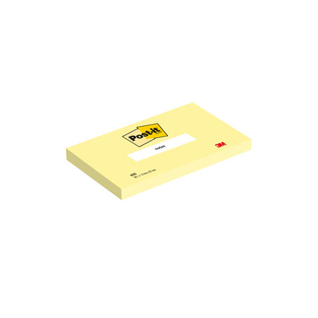 BLOC. 100fg Post-it® Giallo Canary™ 76x127mm 655
