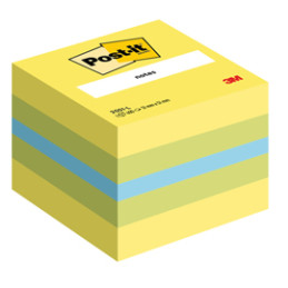 BLOC. MINICUBO 400foglietti Post-it® 51x51mm 2051-L GIALLO NEON