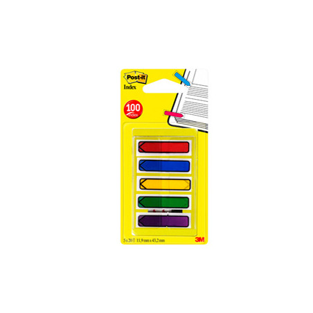 MINISET 100 Post-it® INDEX 684-4ARR1EU FORMATO FRECCIA