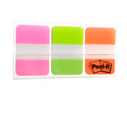 Dispenser 66 Post-it® INDEX STRONG 686-PGOEU 25X38MM COLORI VIVACI