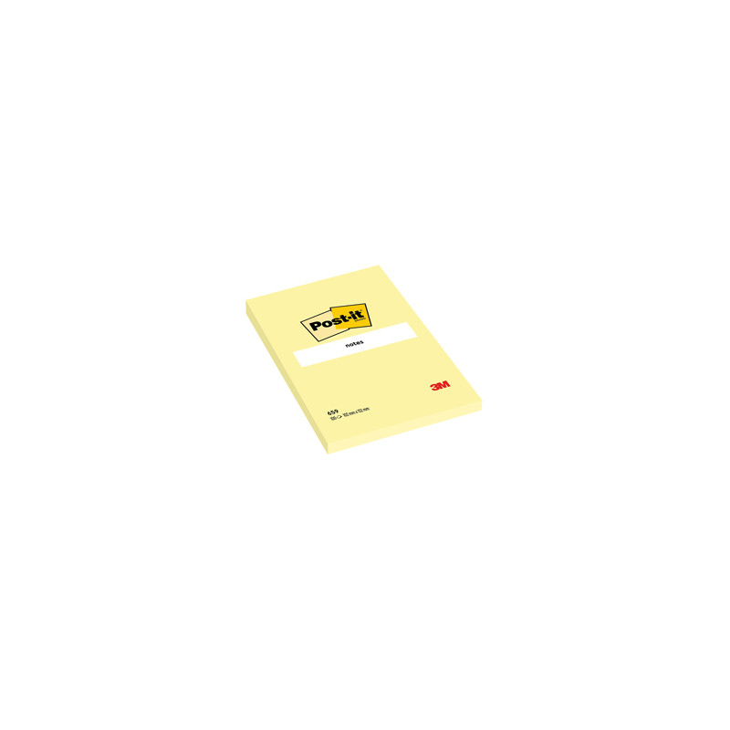 BLOC. 100fg Post-it® Giallo Canary™ 102x152mm 659