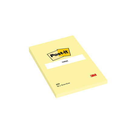 BLOC. 100fg Post-it® Giallo Canary™ 102x152mm 659