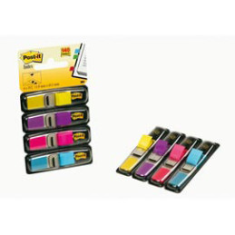 MINISET 140 SEGNAPAGINA Post-it® INDEX 683-4AB IN 4 COLORI VIVACI