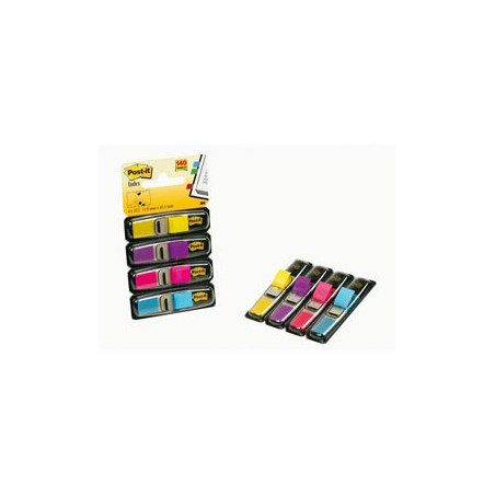 MINISET 140 SEGNAPAGINA Post-it® INDEX 683-4AB IN 4 COLORI VIVACI