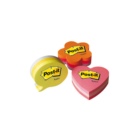 BLOC. CUORE 225 foglietti Post-it® 70x70mm 2007-H 72gr