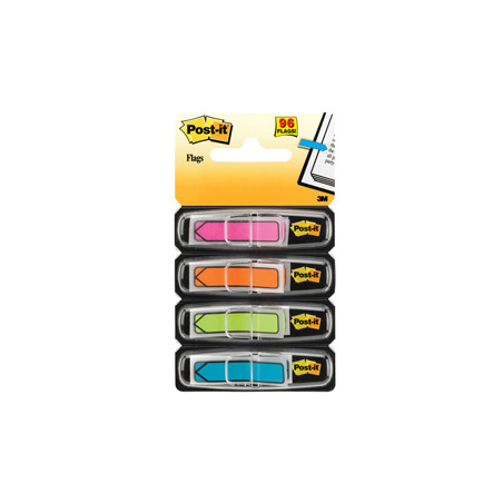 MINISET FRECCE 96 SEGNAPAGINA Post-it® INDEX 684-ARR4 IN 4 COLORI VIVACI