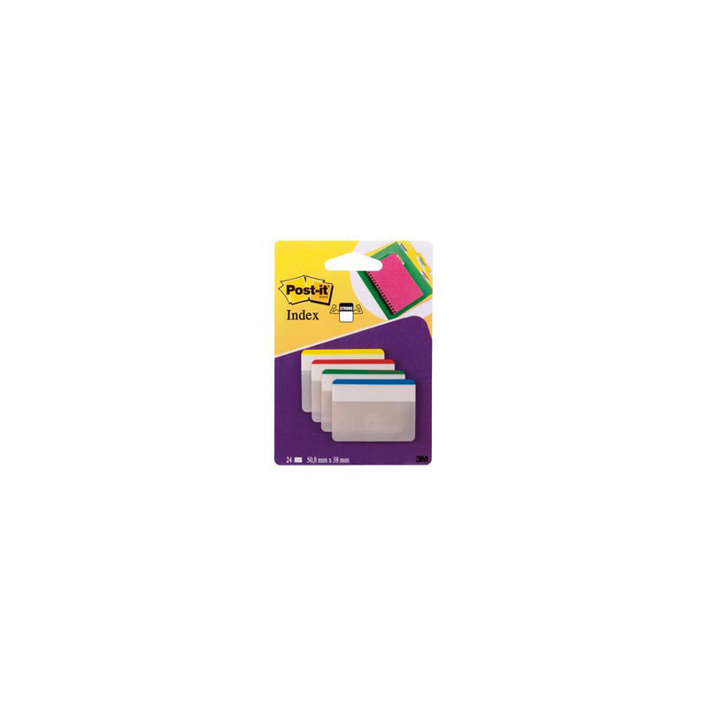 BLISTER 24 Post-it® INDEX STRONG 686F-1 50,8X38MM X ARCHIVIO