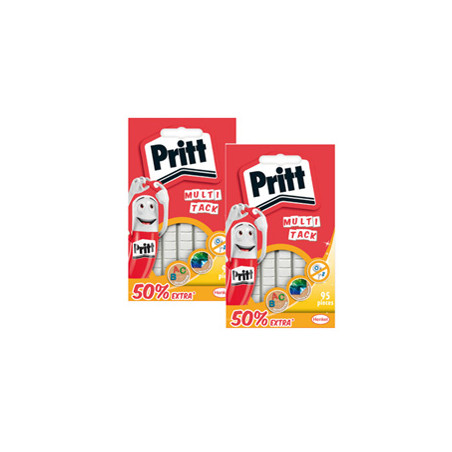 BLISTER 95 GOMMINI ADESIVI UNIVERSALI BIANCHI MULTI-TACK PRITT