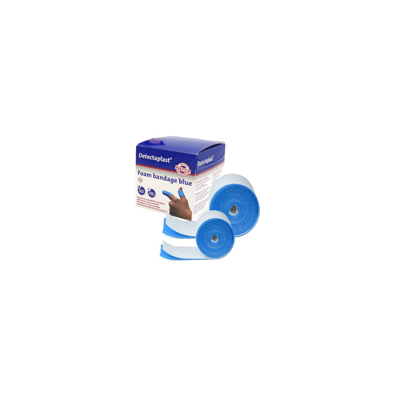 Bendaggio coesivo blu per HACCP Detectaplast 6x450cm