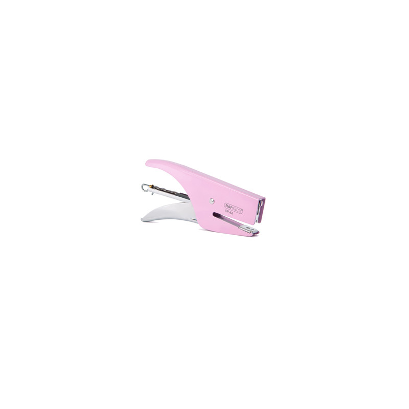 Cucitrice a pinza SP- 64 rosa in metallo verniciato Rapesco