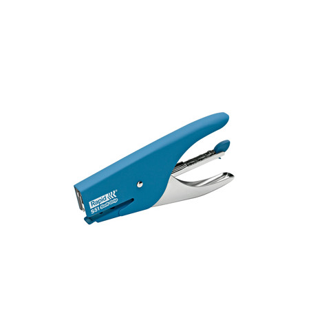 Cucitrice a pinza RAPID S51 SOFT GRIP azzurro