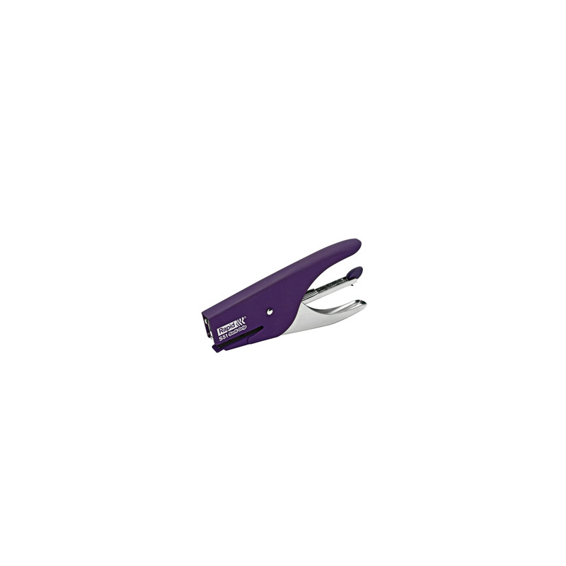 Cucitrice a pinza RAPID S51 SOFT GRIP viola