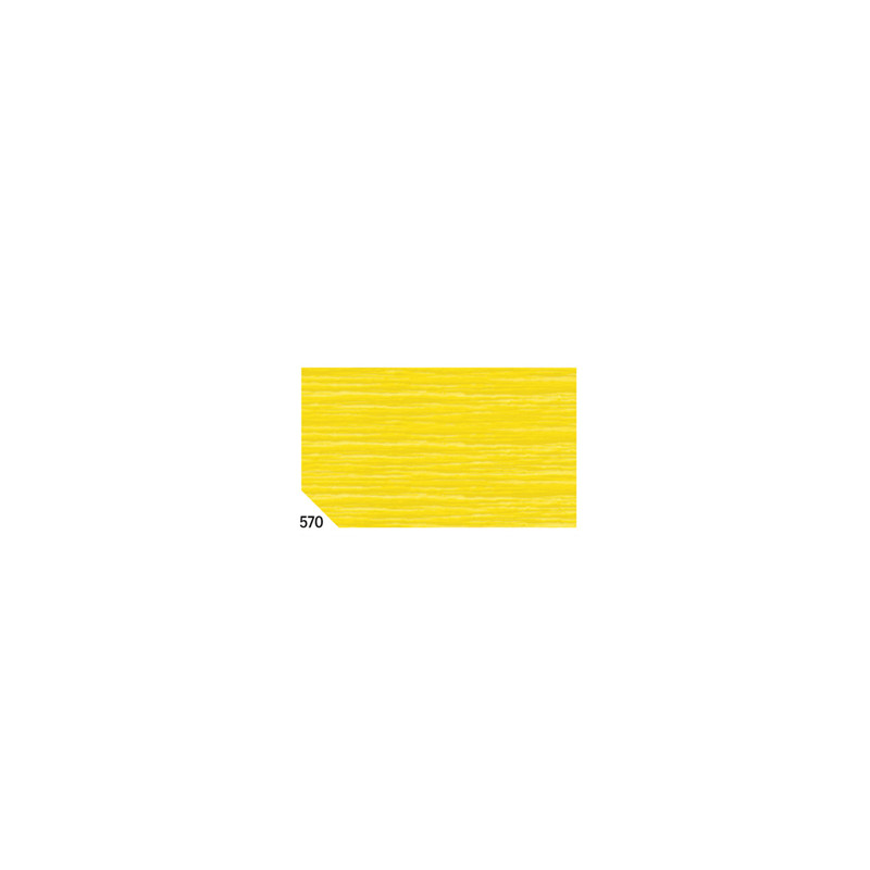 10RT CARTA CRESPA GIALLO 570 (50X250CM) GR.60 SADOCH