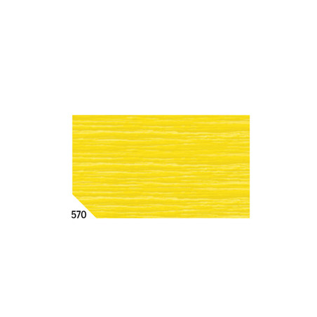 10RT CARTA CRESPA GIALLO 570 (50X250CM) GR.60 SADOCH